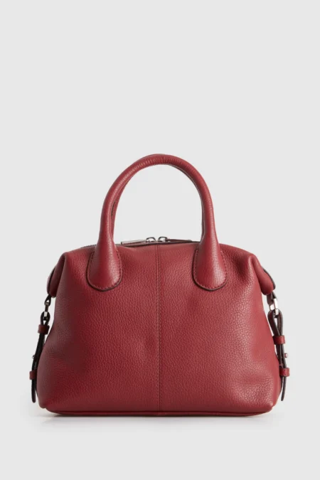 Grace Leather Midi Tote Bag