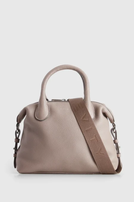 Grace Leather Midi Tote Bag