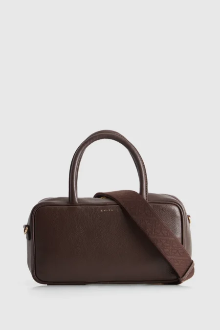 Charli Leather Bowling Bag