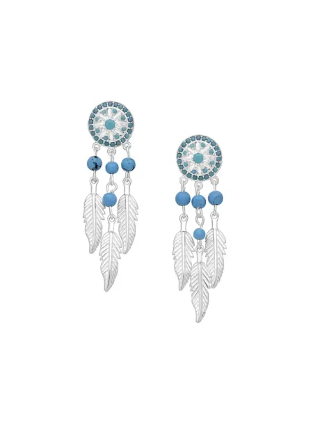 Love Britty Dream Catcher Earrings in Sterling Silver