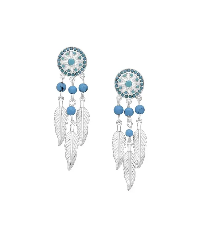 Love Britty Dream Catcher Earrings in Sterling Silver