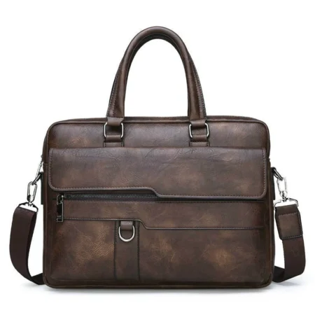 Leather Messenger Bag