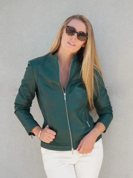 Helena Jacket | Teal Green