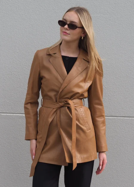 Bronte Wrap Coat | Camel