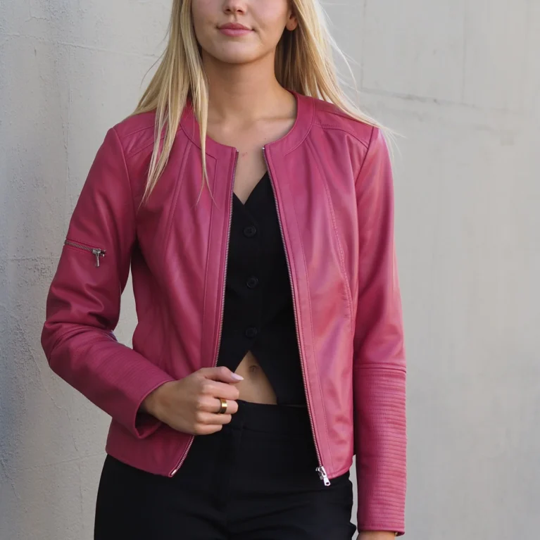 Josette Jacket | Hot Pink