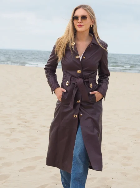 Clara Trench | Chocolate Berry