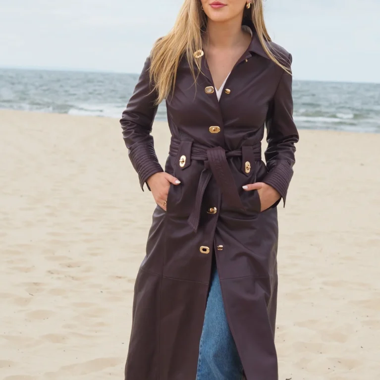 Clara Trench | Chocolate Berry