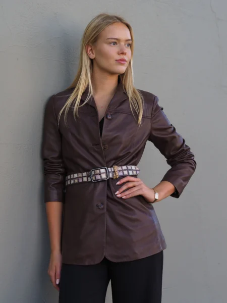 Mara Blazer | Chocolate